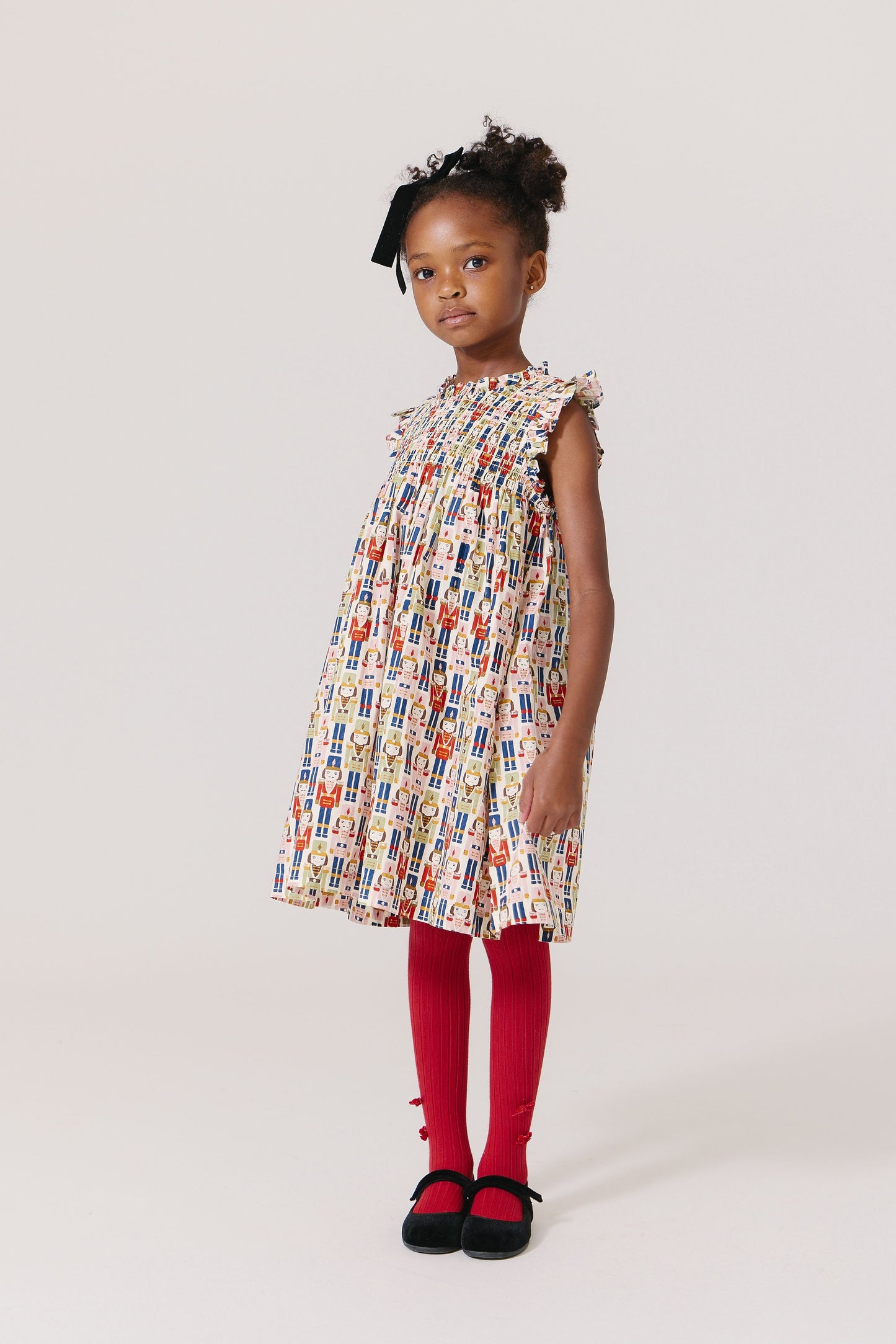 Girls Stevie Dress | Vintage Nutcracker