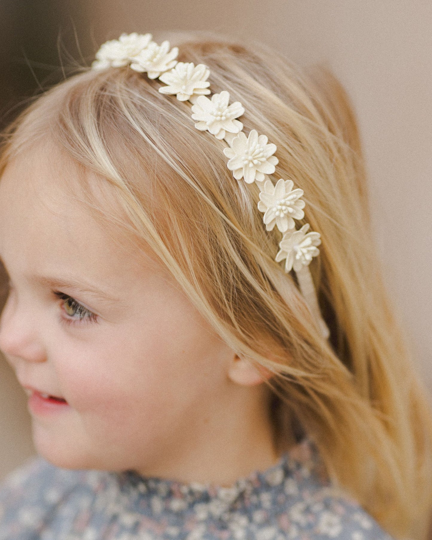 Floral Headband | Ivory