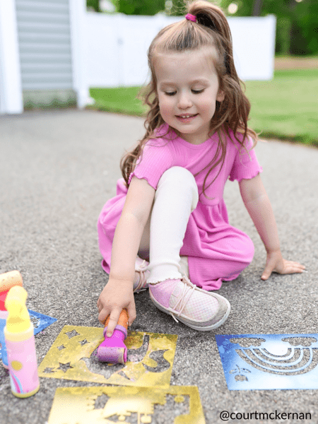 Girl Roller Chalk Set