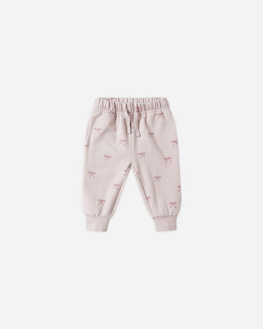 RELAXED FLEECE SWEATPANT || BOWS