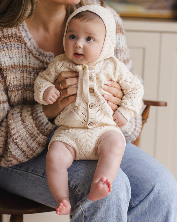 Knit Cardigan | Natural