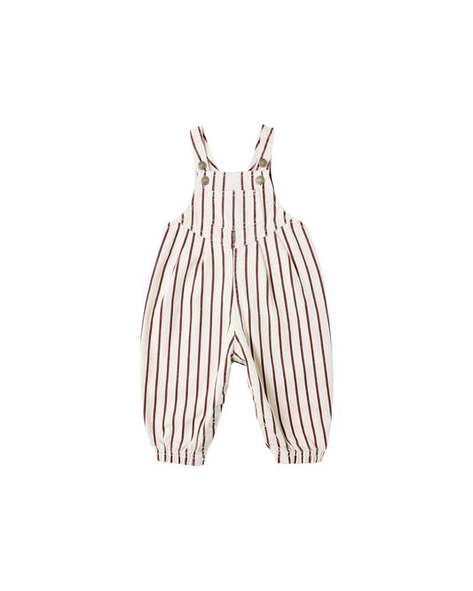 VINTAGE OVERALL || BURGUNDY STRIPE