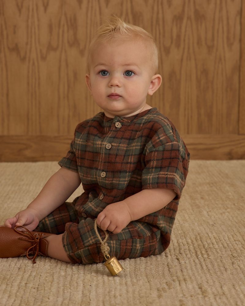 HAYES JUMPSUIT || HOLIDAY PLAID