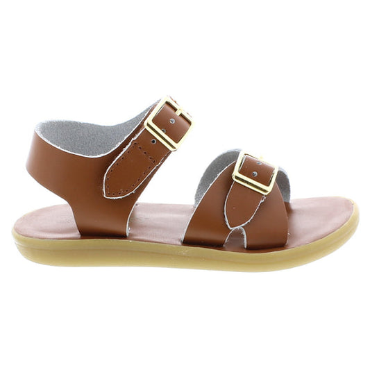Tide Footmates Velcro Sandal, Tan