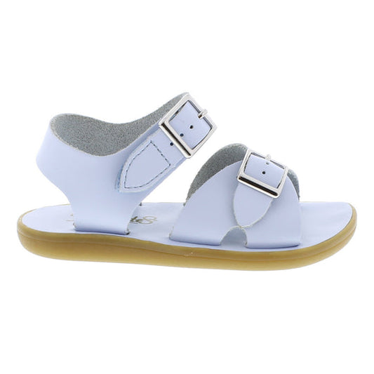 Tide Footmates Velcro Sandal, Light Blue