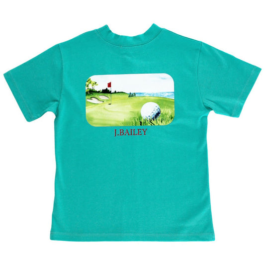 Golf Logo Tee - Jewel