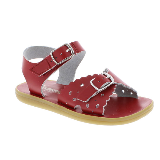 Ariel Footmates Velcro Sandal, Apple Red