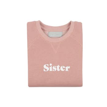 Sister Sweatshirt- Blush