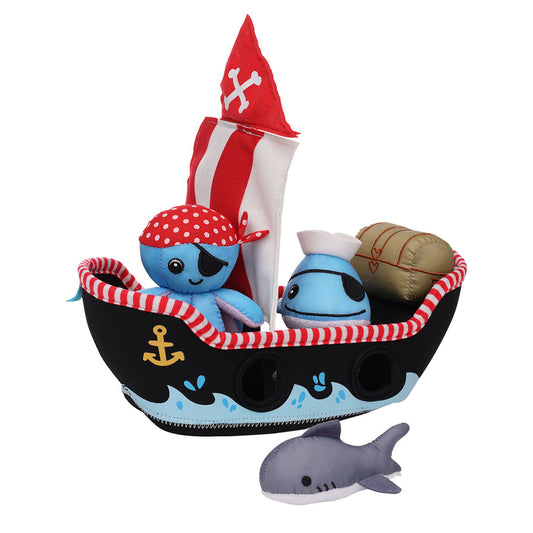 Pirate Ship Floating Shill n Spill Bath Toy
