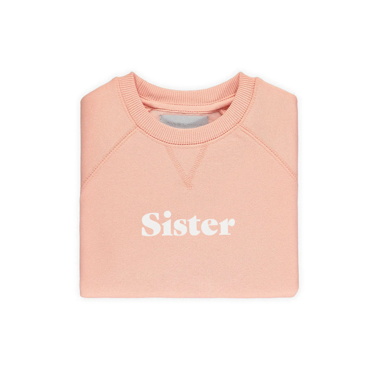 Sister Sweatshirt - Coral Pink
