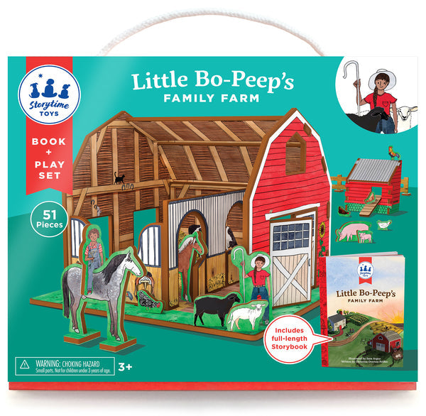Bo Peep's Family Farm Book & Playset