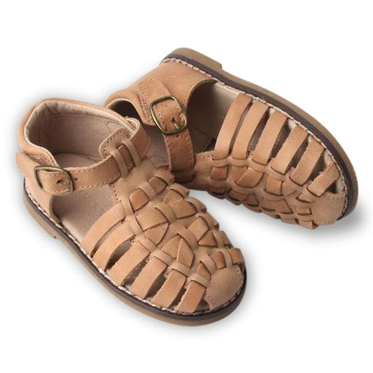 Leather Indie Sandal, Tan