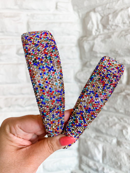 Fully Crystal Headband- Multi Scatter