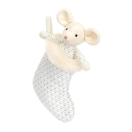 Shimmer Stocking Mouse silver