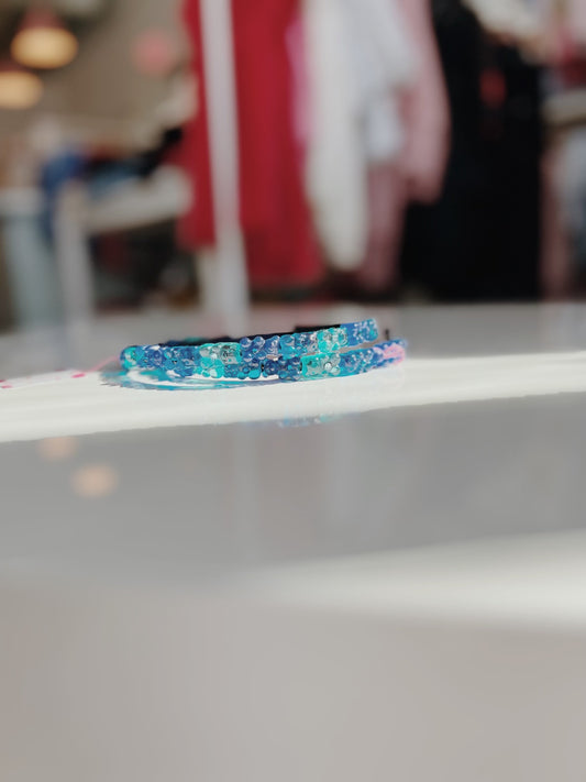 Thin Gummy Bear Headband - Blue
