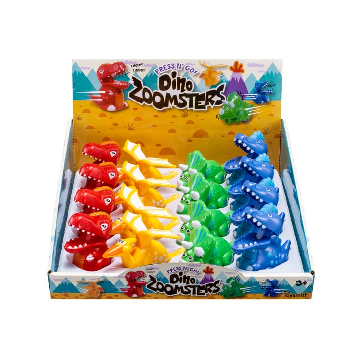 Dino Zoomsters, Assorted Colors/Styles, Press-N-Go Action