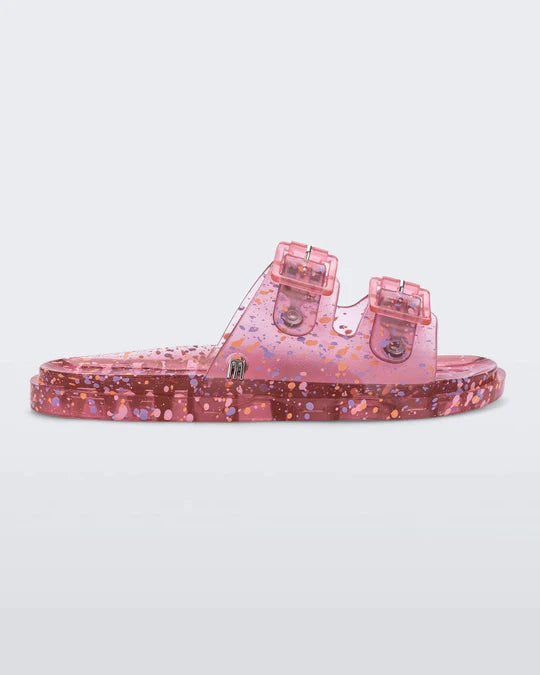 Mini Melissa Wide Sandal - Kids | Pink
