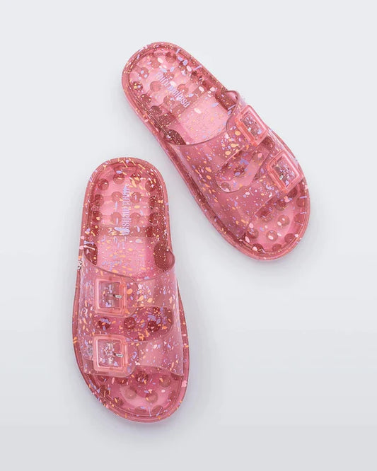 Mini Melissa Wide Sandal - Kids | Pink