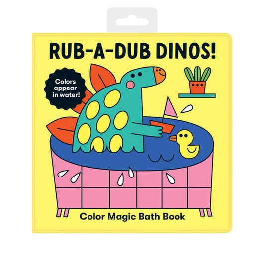 Rub-A-Dub Dinos Color Magic Bath Book