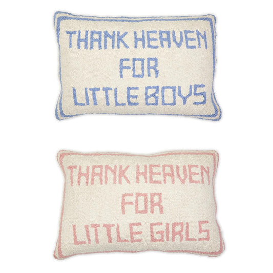 "Thank Heaven For Little" Throw Pillow